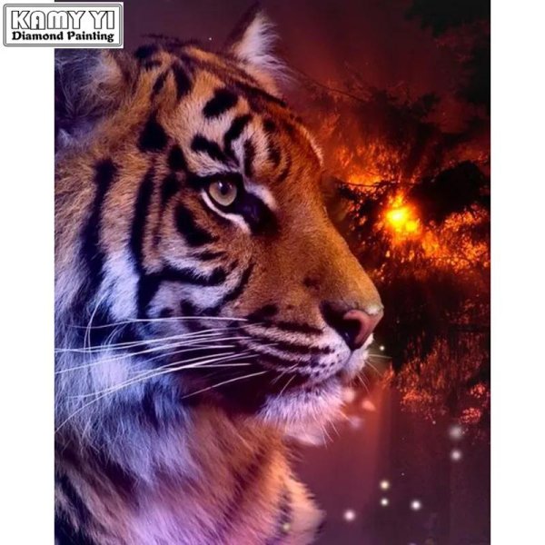 тигр картина