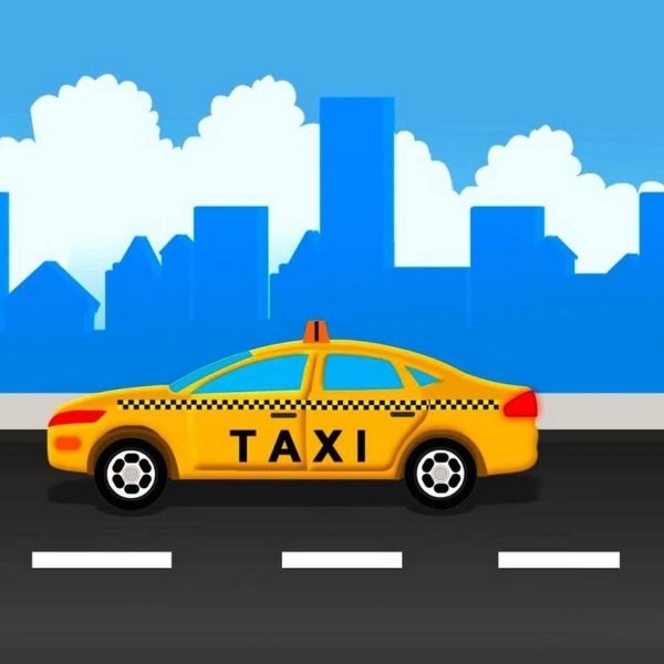 такси иллюстрация