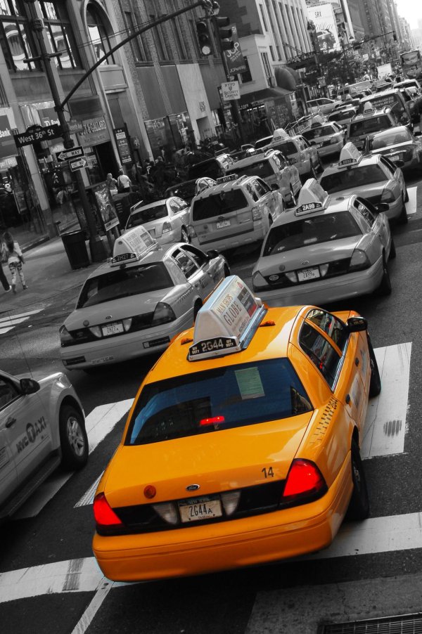 таксопарк в ньюйорке