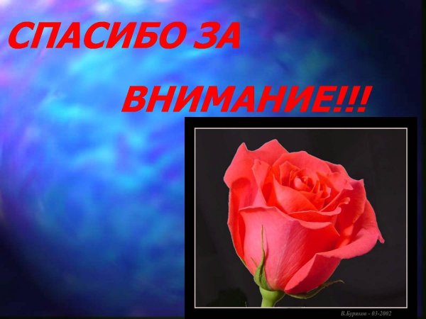 спасибо за внимание