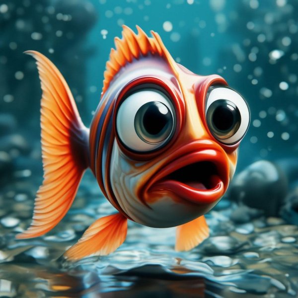 мультяшная рыба