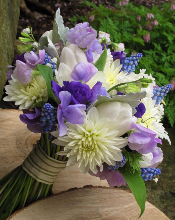 мускари букет свадебный