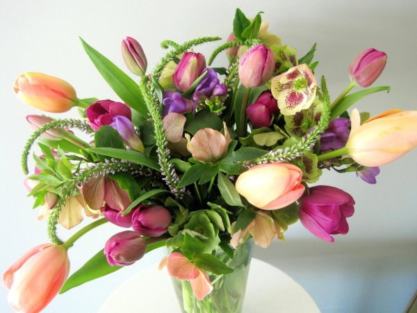 весенние букеты