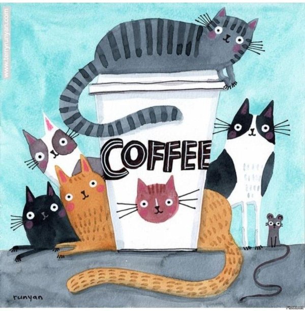 кошачий арт