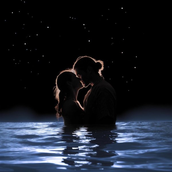 влюбленные ночью