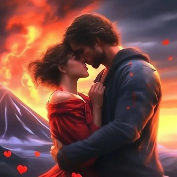 нежное объятие