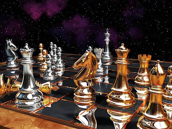 шахматные фигуры абстракция