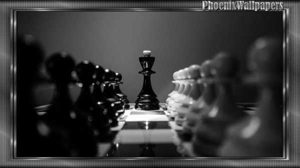 black and white chess