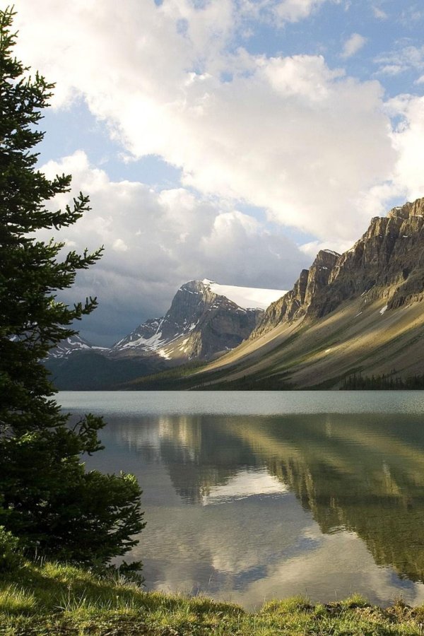 озеро боу канада