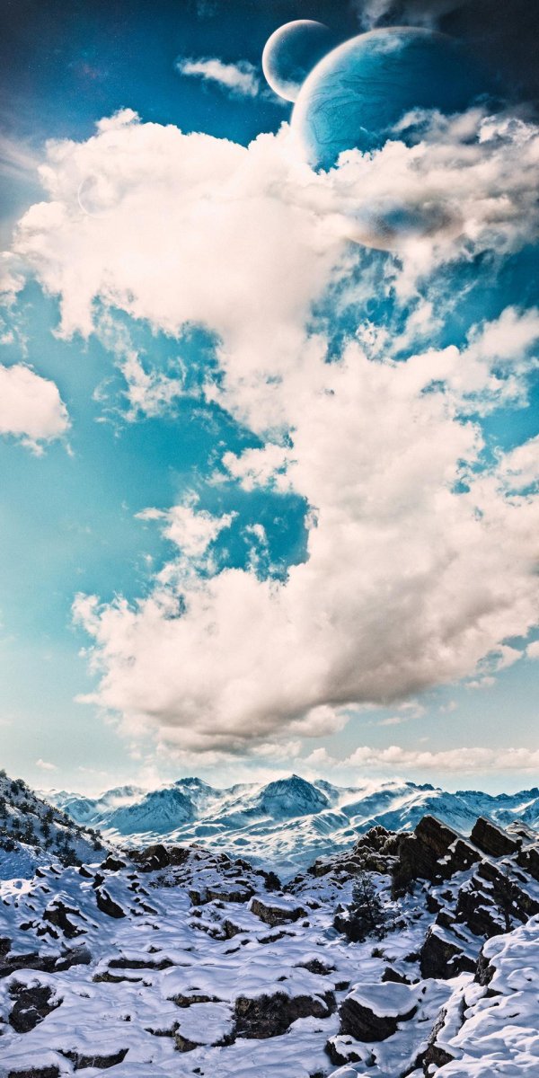 зимние горы