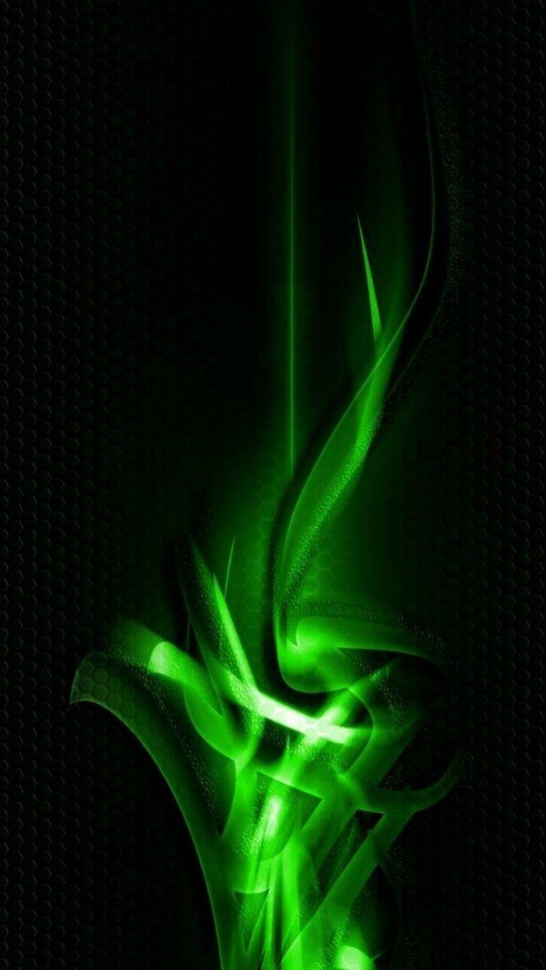 чёрно зелёные