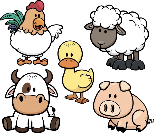 овечка мультяшная