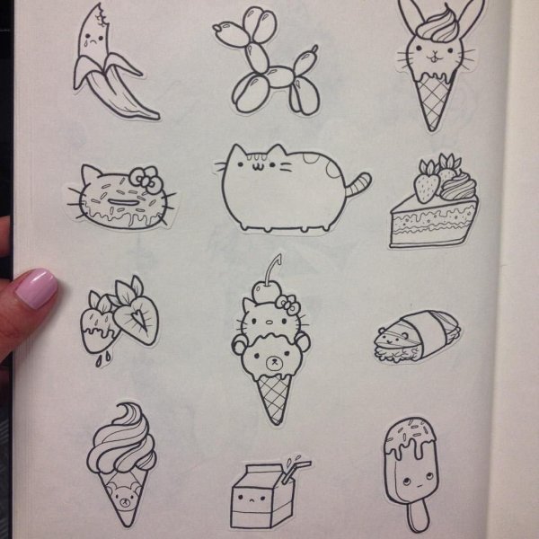 маленькие лёгкие рисунки