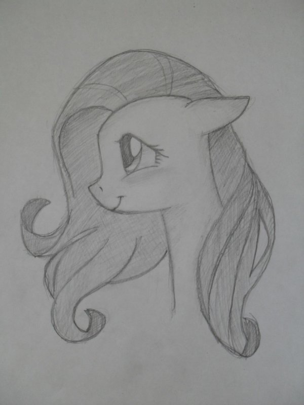 рисунки карандашом для срисовки пони
