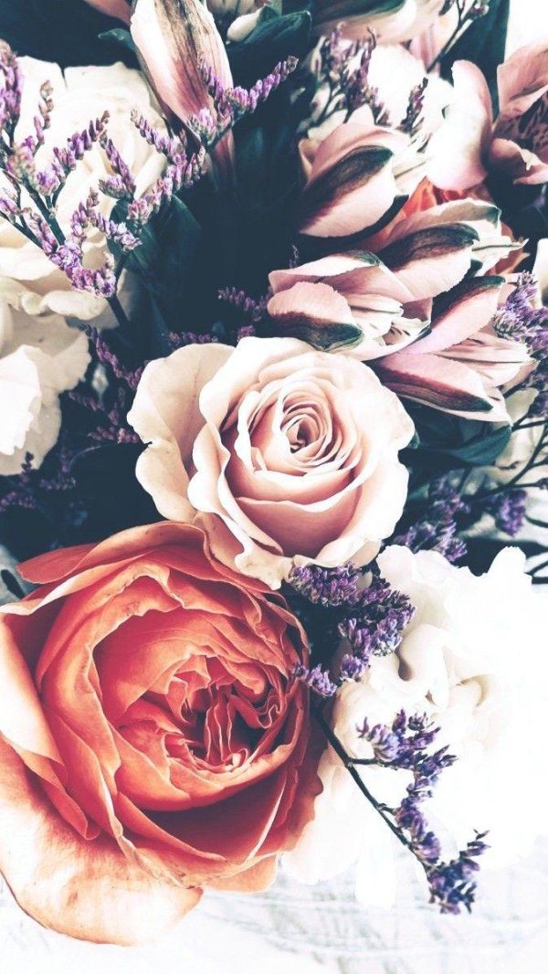 фон цветами