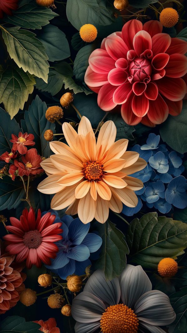 цветочные картины