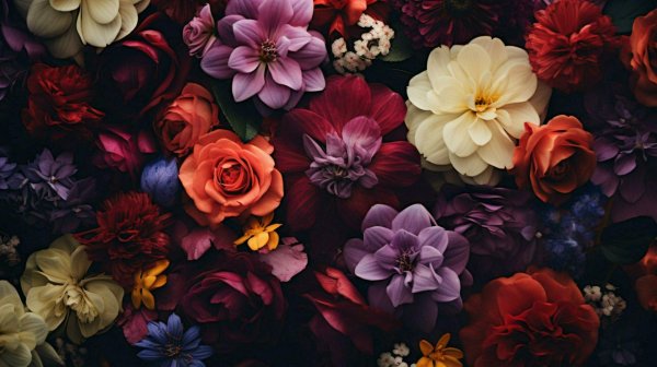 фон цветами