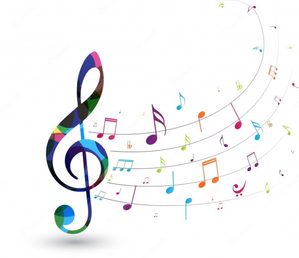 цветные нотки