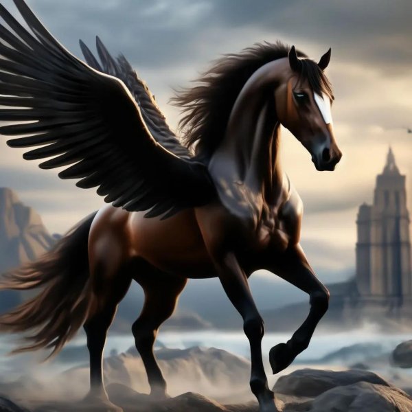 черный пегас