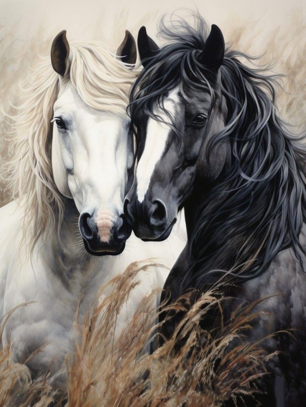 пара лошадей