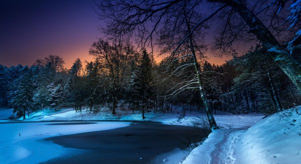 красивая зима