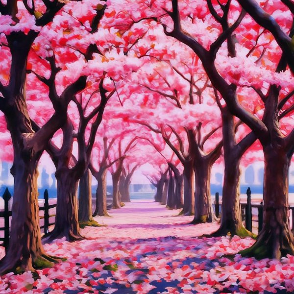 цветение сакуры