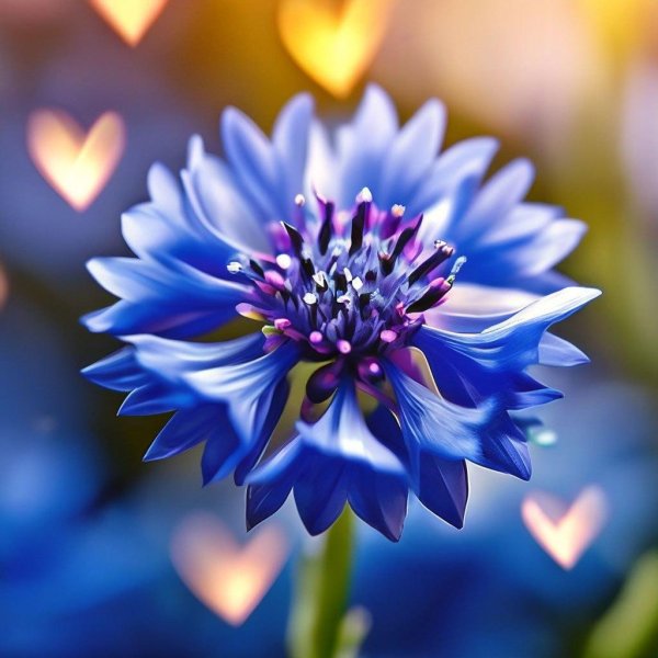 василёк синий