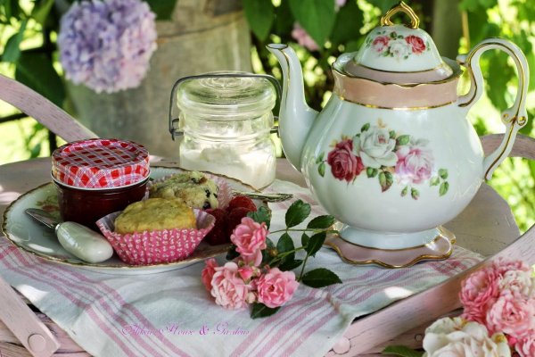 красивое чаепитие