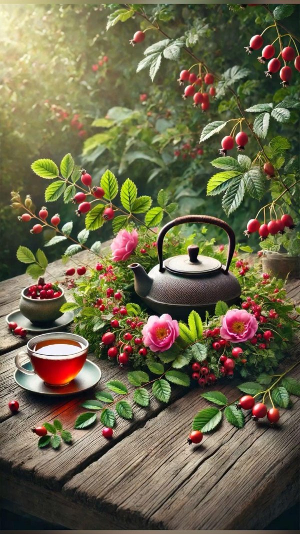 шиповник чай