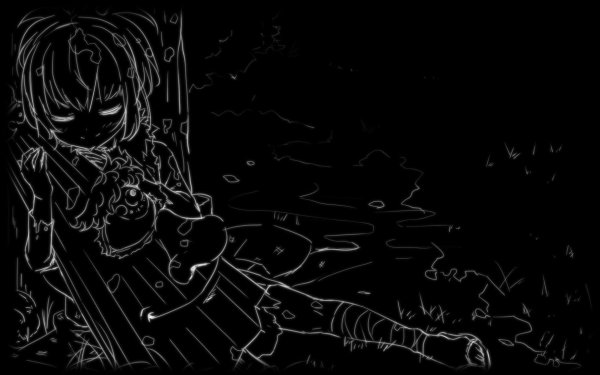 аниме темная