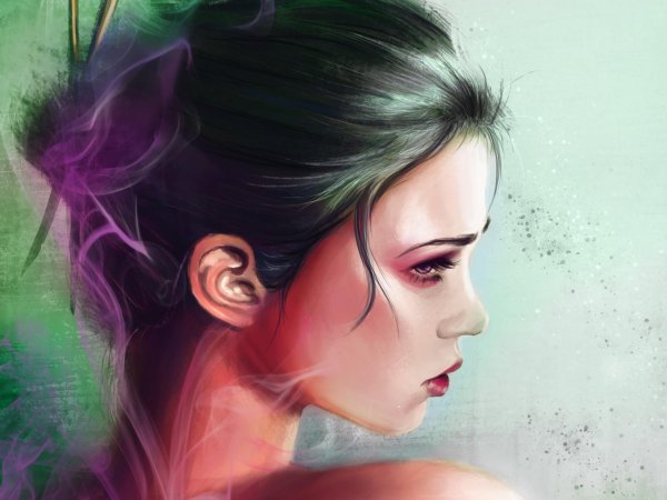 красивые арты девушек