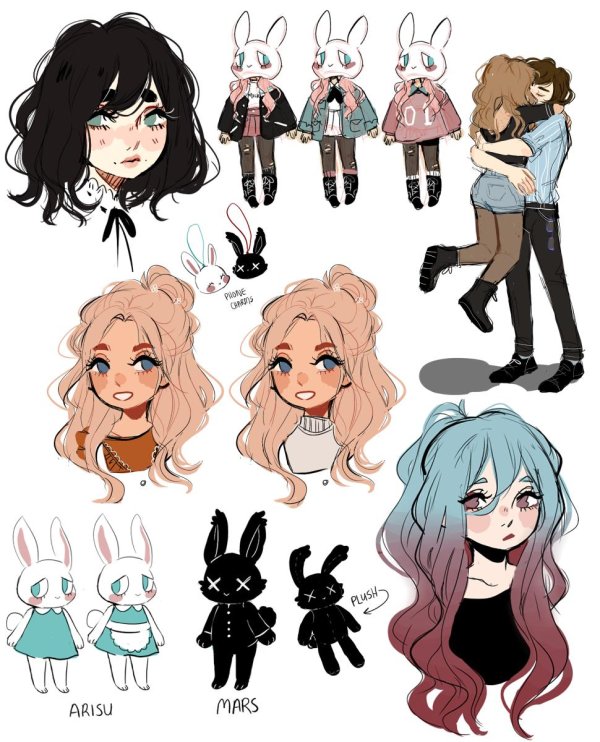 идеи для рисования персонажей