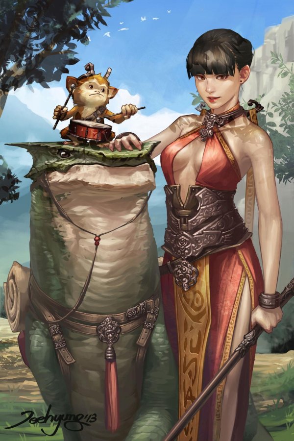 фэнтези воительницы