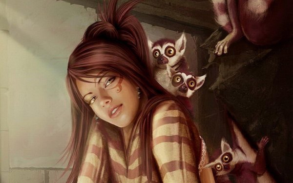 лемур животное