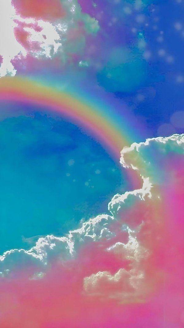 радужные фоны