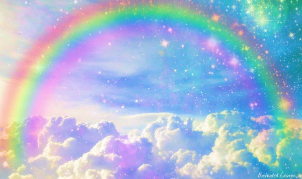 фон радужный пастельный