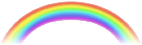 радуга на прозрачном фоне
