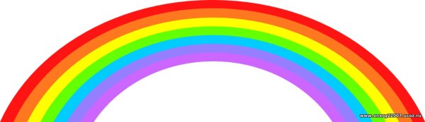 радуга цвета по порядку для детей