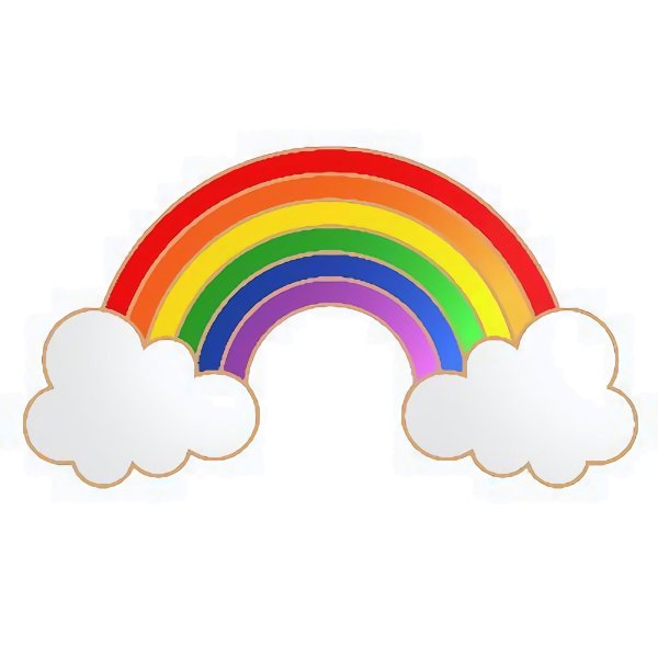 шаблон радуга