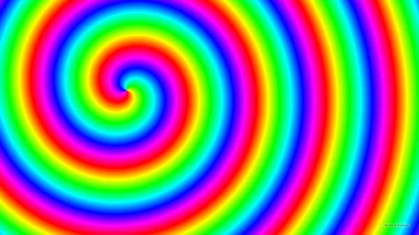 цветная спираль