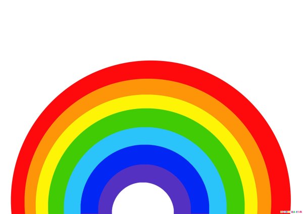радуга цветная
