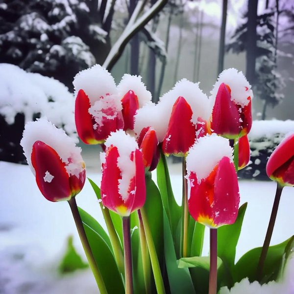 красивые тюльпаны