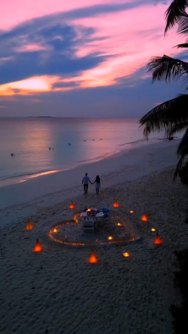 ночной пляж