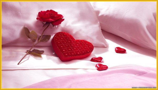 романтическая открытка