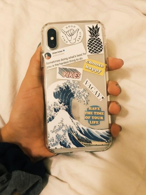 чехол большая волна канагава