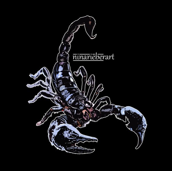 мультяшный скорпион