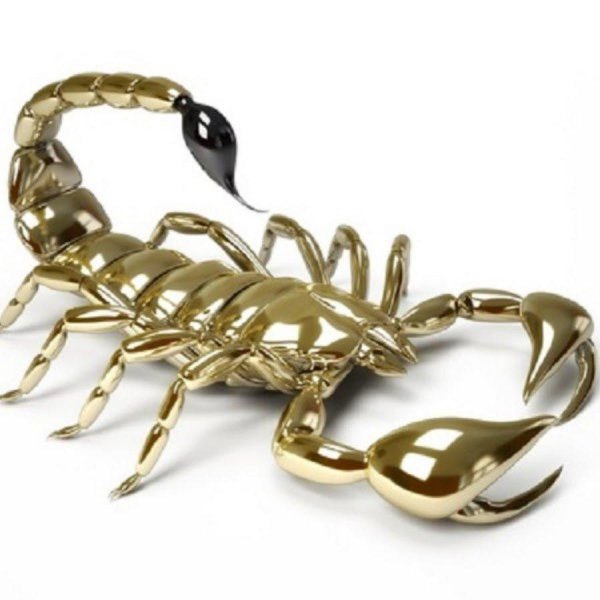 подвеска скорпион из золота