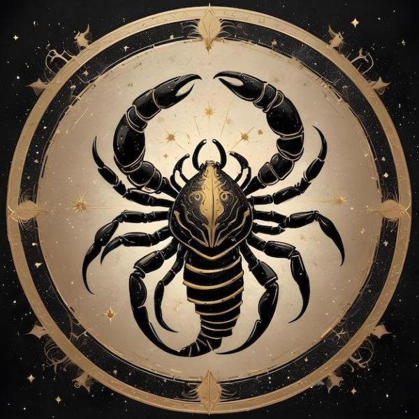 рисунок скорпион