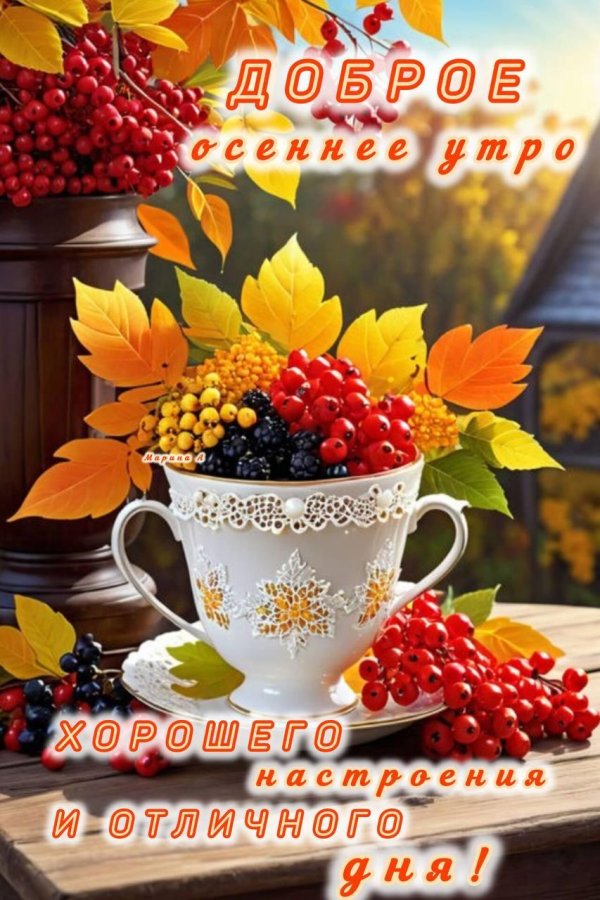 добрейшего осеннего утра