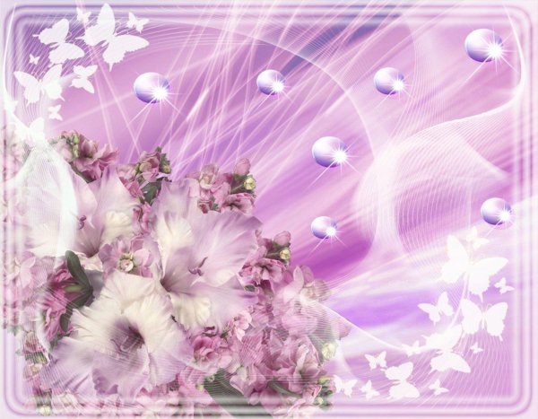 цветочные фоны